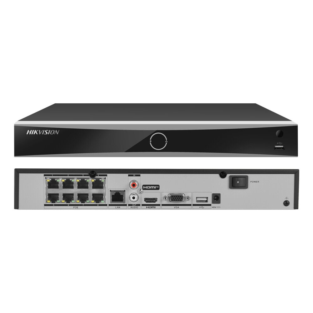 Hikvision NVR 8 Canais N/Poe Acusense Ds-7608NXI-